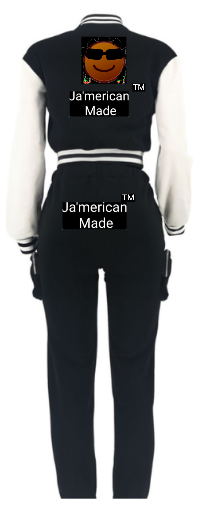 Ja'merican Made Fall Women's Baseball Jacket& Pants.